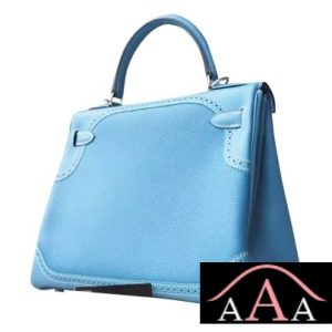 HERMES KELLY 28 BAG GHILLIES CK75 BLUE JEAN TOGO PHW-3.jpg