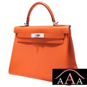 HERMES KELLY 28 BAG ORANGE TOGO LEATHER SHW-1.jpg