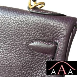 HERMES KELLY 28 BAG RAISIN CK59 TOGO LEATHER GHW-6.jpg