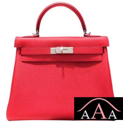Hermes Kelly 28 Bag Rouge Casaque Togo Leather Shw