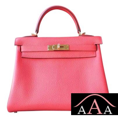 Hermes Kelly 28 Bag T5 Rose Jaipur Clemence Ghw