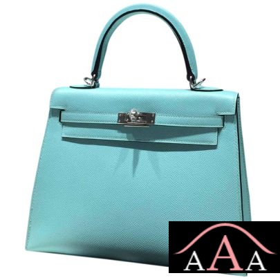Hermes Kelly 28 Blue Atoll 3P Epsom Leather Shw