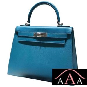 HERMES KELLY 28 BLUE IZMIR 7W EPSOM LEATHER SHW-1.jpg
