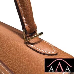 HERMES KELLY 28 GOLD CK37 TOGO LEATHER GOLEN HW-4.jpg