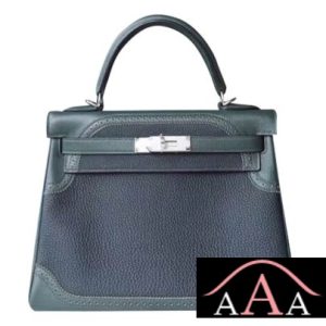 HERMES KELLY 28 HANDBAG 2Q VERT ANGLAIS TOGO AND SWIFT GHILLIES SHW-1.jpg