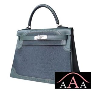 HERMES KELLY 28 HANDBAG 2Q VERT ANGLAIS TOGO AND SWIFT GHILLIES SHW-3.jpg