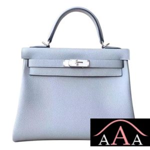 HERMES KELLY 28 HANDBAG 4Z GRIS MOUETTE AND R2 BLUE AGATE TOGO SHW-1.jpg