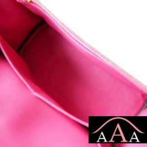 HERMES KELLY 28 HANDBAG 5J FUSCHIA PINK AND CC18 ETOUPE GHILLIES GHW-2.jpg