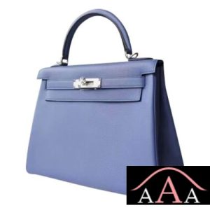 HERMES KELLY 28 HANDBAG 7E BLUE BRIGHTON AND 4Z GRIS MOUETTE TOGO SHW-3.jpg