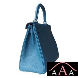 HERMES KELLY 28 HANDBAG 7W BLUE IZMIR TOGO SHW-2.jpg