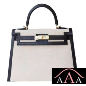 HERMES KELLY 28 HANDBAG 89 NOIR SWIFT AND CANVAS GHW-1.jpg