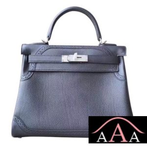 HERMES KELLY 28 HANDBAG 89 NOIR TOGO AND SWIFT GHILLIES SHW-1.jpg