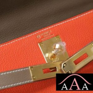 HERMES KELLY 28 HANDBAG 8V ORANGE POPPY AND 7T BLUE ELECTRIC AND CC18 ETOUPE CHEVERE GHW-6.jpg