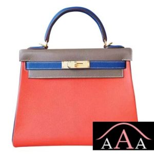 HERMES KELLY 28 HANDBAG 9J FEU AND CC18 ETOUPE AND 7T BLUE ELECTRIC CHEVERE GHW-1.jpg