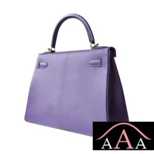 HERMES KELLY 28 HANDBAG 9W CROCUS AND 7B TURQUOISE BLUE CHEVERE GHW-4.jpg