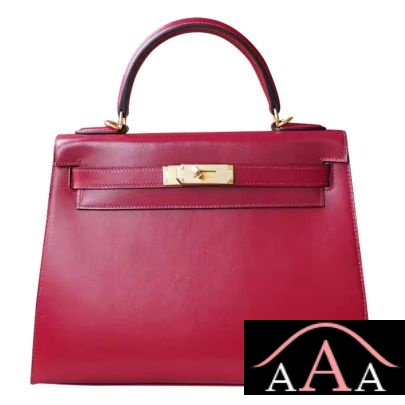 Hermes Kelly 28 Handbag B5 Ruby Tadelakt Ghw