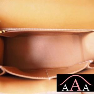 HERMES KELLY 28 HANDBAG CC37 GOLD EPSOM AND CANVAS GHW-2.jpg