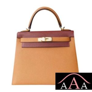 HERMES KELLY 28 HANDBAG CC55 ROUGE H AND CC37 GOLD AND CC47 CHOCOLATE EPSOM GHW-1.jpg