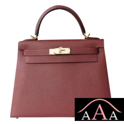 Hermes Kelly 28 Handbag CC55 Rouge H Epsom Ghw