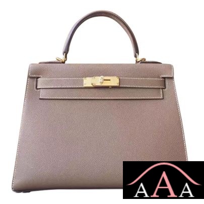 Hermes Kelly 28 Handbag CK18 Etoupe Epsom Ghw