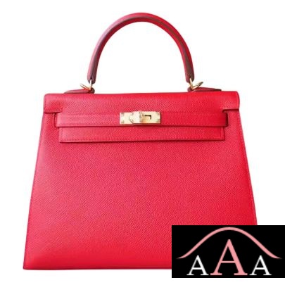 Hermes Kelly 28 Handbag Q5 Rouge Casaque Epsom Ghw