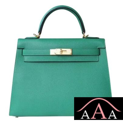 Hermes Kelly 28 Handbag U4 Vert Vertigo Epsom Ghw