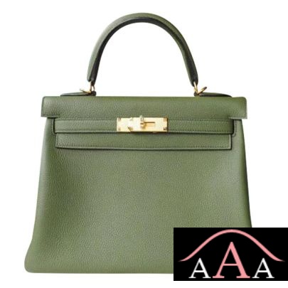 Hermes Kelly 28 Handbag V6 Canopee Togo Ghw