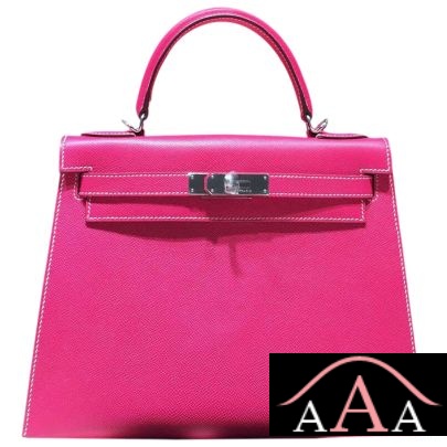 Hermes Kelly 28 Rose Tyrien E5 Epsom Leather Shw