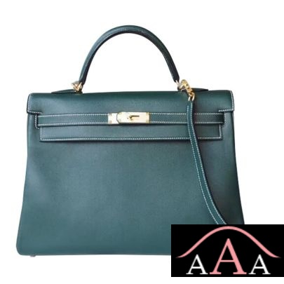 Hermes Kelly 32 Bag 2Q Vert Anglais Swift Ghw