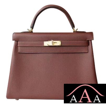 Hermes Kelly 32 Bag 4G Brulee Togo Ghw