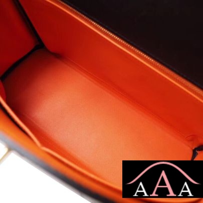 HERMES KELLY 32 BAG 89 NOIR AND CK93 ORANGE SWIFT GHW-2.jpg