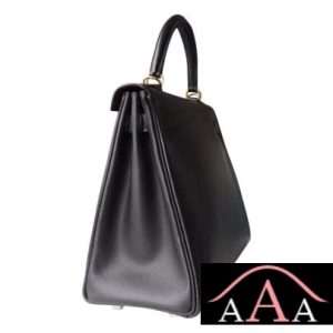 HERMES KELLY 32 BAG 89 NOIR AND CK93 ORANGE SWIFT GHW-5.jpg