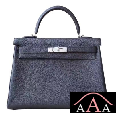 Hermes Kelly 32 Bag 89 Noir Togo Shw