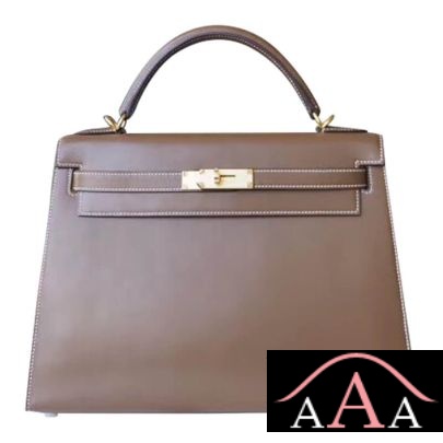 Hermes Kelly 32 Bag CC18 Etoupe Tadelakt Ghw