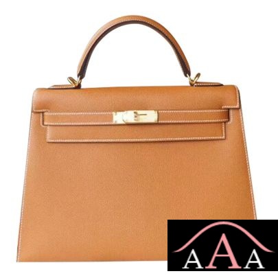 Hermes Kelly 32 Bag CC37 Gold Epsom Ghw