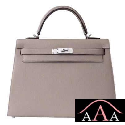 Hermes Kelly 32 Bag M8 Gris Asphalt Epsom Shw