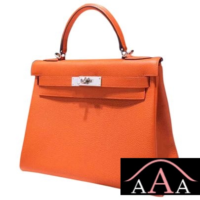 Hermes Kelly 32 Bag Orange Togo Shw
