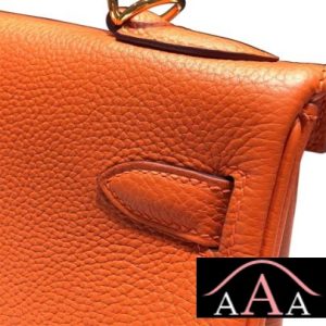 HERMES KELLY 32 BAG ORANGE TOGO SHW-5.jpg