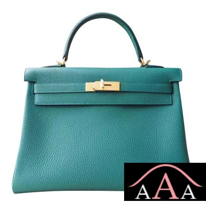 Hermes Kelly 32 Bag Z6 Malachite Togo Ghw
