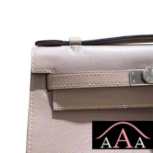 HERMES MINI KELLY 22 POCHETTE BAG 4Z GRIS MOUETTE SWIFT PHW-5.jpg