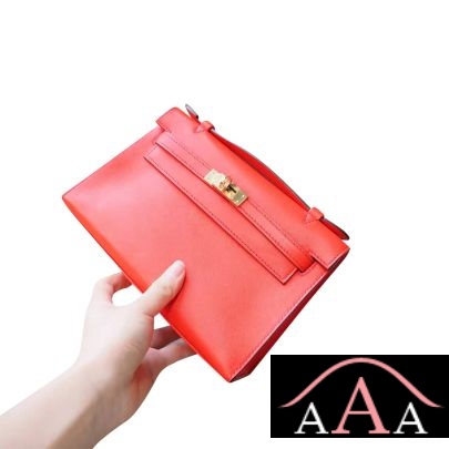 HERMES MINI KELLY 22 POCHETTE BAG 8V POPPY ORANGE SWIFT GHW-1.jpg