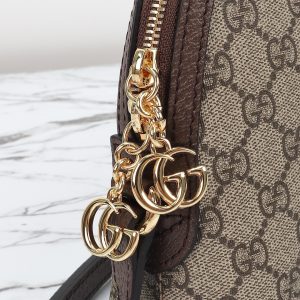 Gucci GG Supreme Ophidia Small Rounded Top Shoulder Bag-4