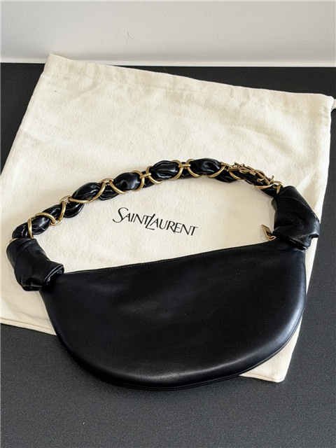 YSL Amalia Mini Hobo 862558 Black Lambskin