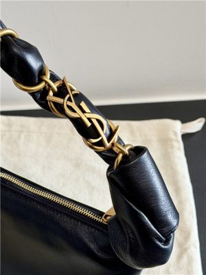 Amalia Mini Hobo 862558 Black Lambskin-5.jpg