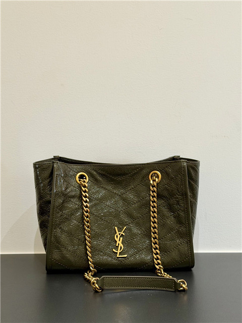 YSL Niki Small Shopping 872680 Olive