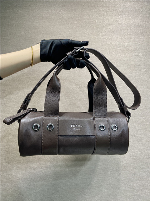 Prada Route Medium Bag 1BB161 Coffee