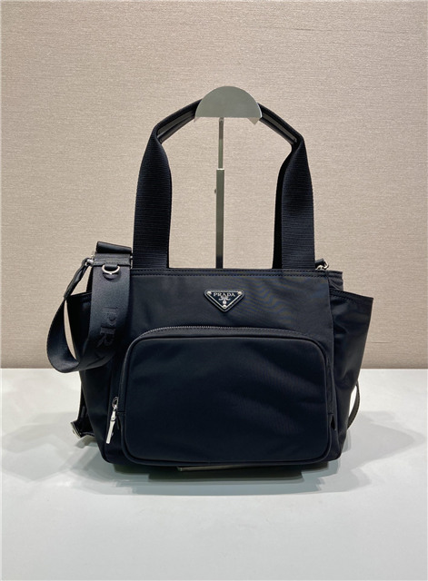 Prada Re-Nylon Tote Bag 1BG582 Black