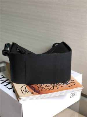 Small Hammock Bag 33047 Black Grained Calfskin-4.jpg