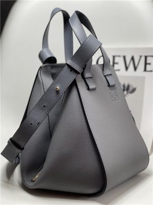 Small Hammock Bag 33047 Dark Grey Grained Calfskin-3.jpg