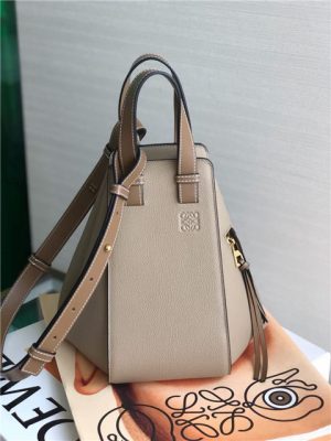 Small Hammock Bag 33047 Khaki Grained Calfskin-2.jpg